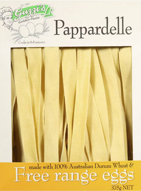 Guzzi's Pappardelle 375g意大利宽面 意面儿童宝宝辅食 澳洲代购