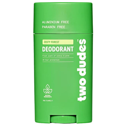Two Dudes Natural Deodorant Zesty Forest 75g 止汗露 澳洲代购