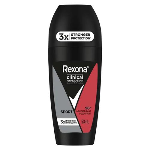 Rexona Men Clinical Protection Antiperspirant Roll On Sport