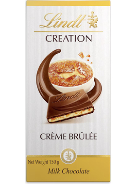 Lindt Creation Creme Brulee Chocolate 150g奶油巧克力澳洲代购