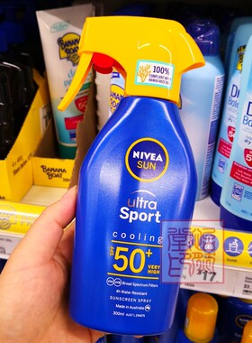 NIVEA Sun Ultra Sport Cooling SPF50+ Sunscreen Trigger 300ml