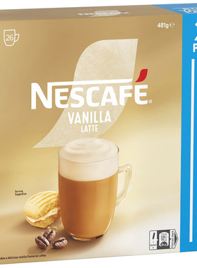 Nescafe Vanilla Latte Coffee Sachets 26 Pack香草拿铁速溶咖啡