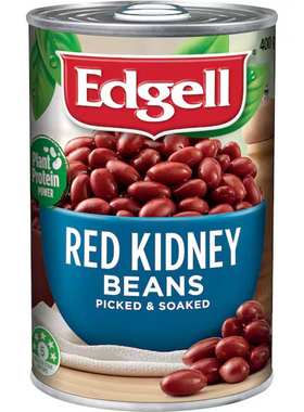 Edgell Red Kidney Beans Fibre Rich 400g 纤维红芸豆 澳洲代购
