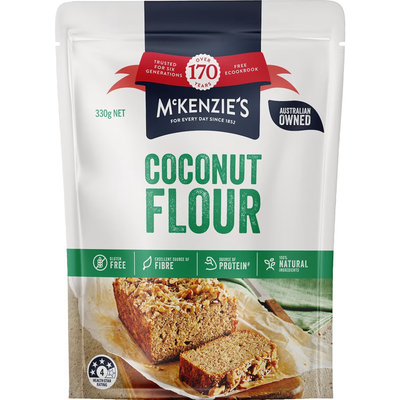 McKenzie's Coconut Flour 330g 椰子粉 澳洲代购
