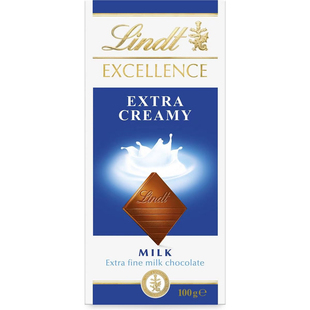 Lindt Excellence Extra Creamy Milk Chocolate 100g 牛奶巧克力