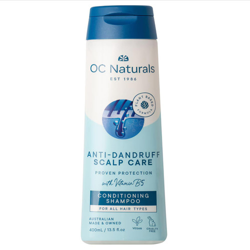 OC Naturals Anti Dandruff 2-In-1 400mL 洗发水 澳洲代购