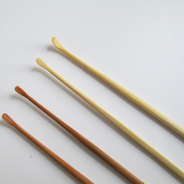 天然煤竹挖耳勺木质专业采耳工具耳朵勺挖耳朵极小头耳扒单支