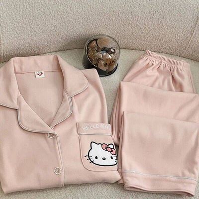hellokitty猫加厚德绒睡衣