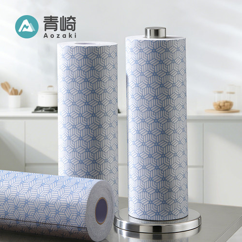 青崎一次性懒人抹布加大加厚干湿两用清洁洗碗布吸油吸水厨房用纸