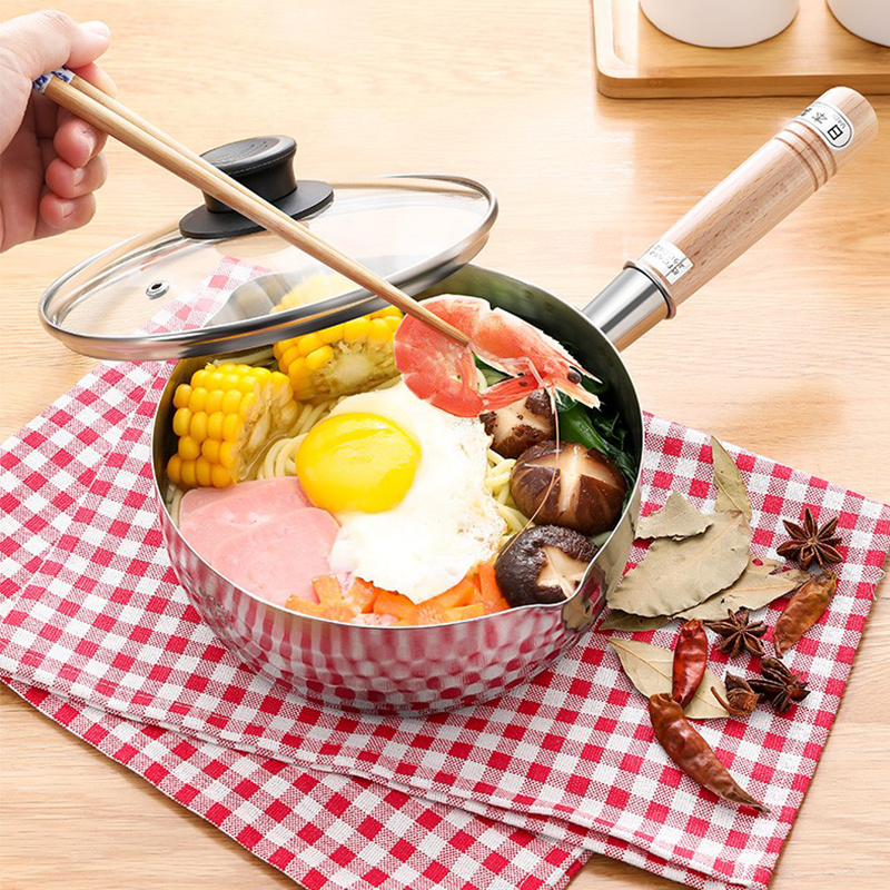 不锈钢家用小奶锅雪平锅