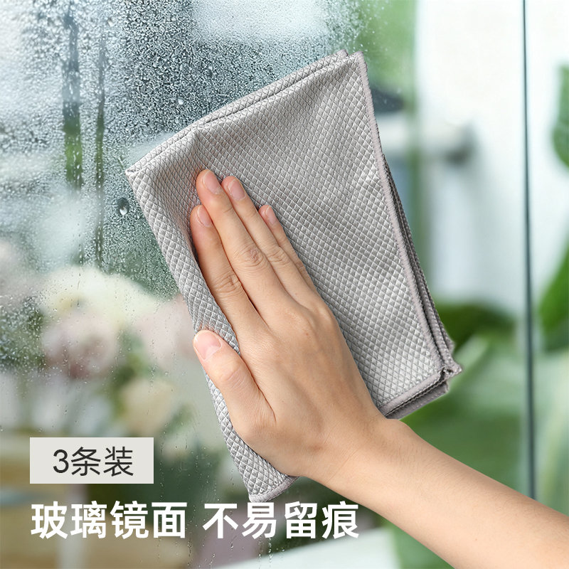 日本吸水不掉神器无痕鱼鳞抹布