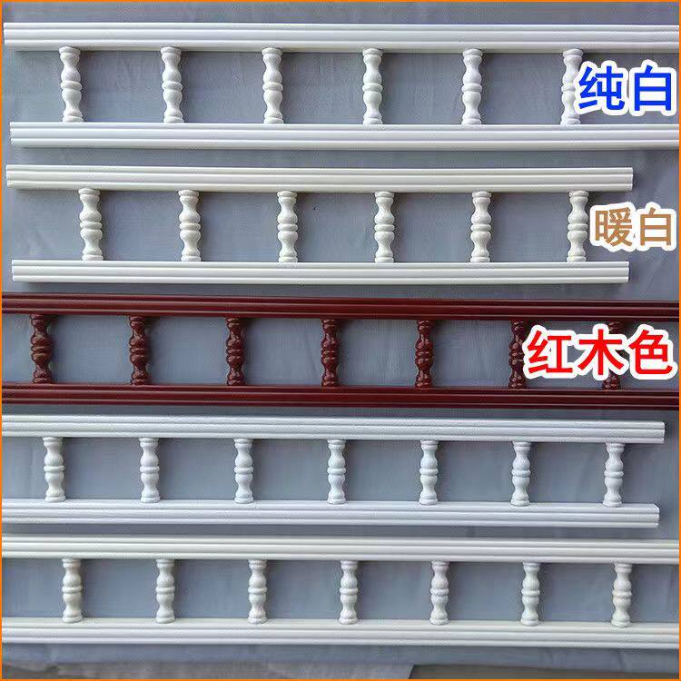 廊桥小柱子暖白纯白色橱柜酒柜护栏柱子围栏装饰配件实木栏杆葫芦