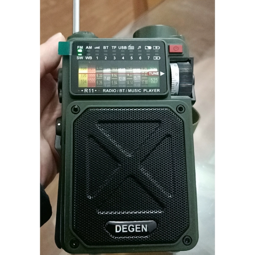 适用德劲R11全波段太阳能收音机钢化膜防爆膜护眼膜屏幕保护膜软膜防刮高清膜