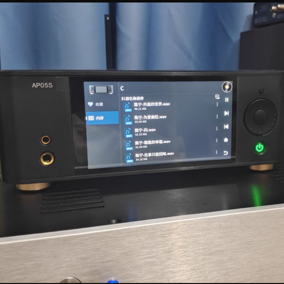 适用于诗韵AP05S发烧级台式HIFI无损音乐播放器钢化膜防爆膜护眼膜屏幕保护膜软膜防刮高清膜
