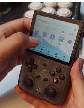 适用周哥开源掌机RG353VS安伯尼克V钢化膜防爆膜护眼膜屏幕保护膜软膜防刮高清膜