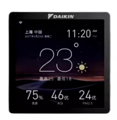 适用大金86新款控制面板BRC1J611钢化膜防爆膜护眼膜屏幕保护膜软膜防刮高清膜