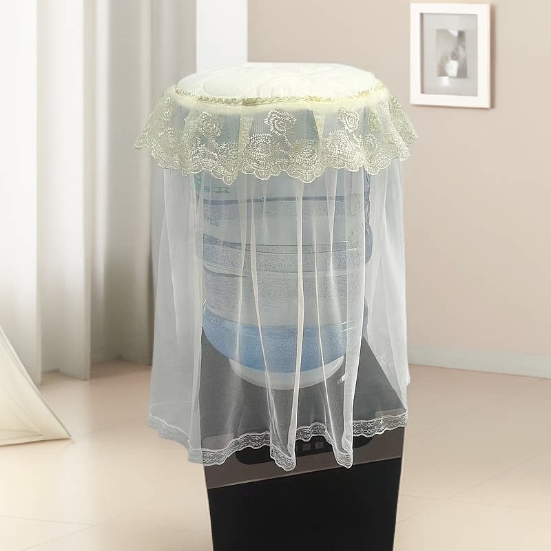 网红台式饮水机罩套蕾丝新款立式水桶套遮丑盖布茶吧机防尘保护罩