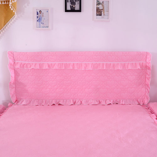 简约全包床头罩床头套加厚布艺