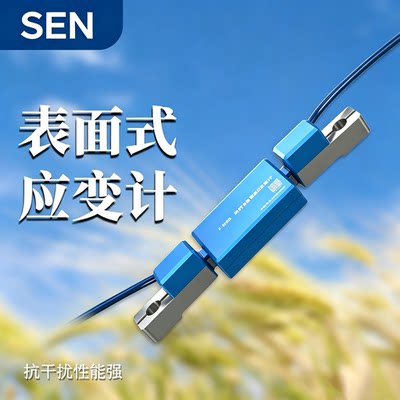 表面式应变计混凝土桩基桥梁钢板应力测量仪隧轨道振弦式