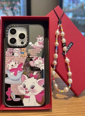 case联名同款原田治春天气息黄粉色卡通可爱ins风全包镜子镜面iPhone15/1413/12promax男女苹果xs/xr高级78p