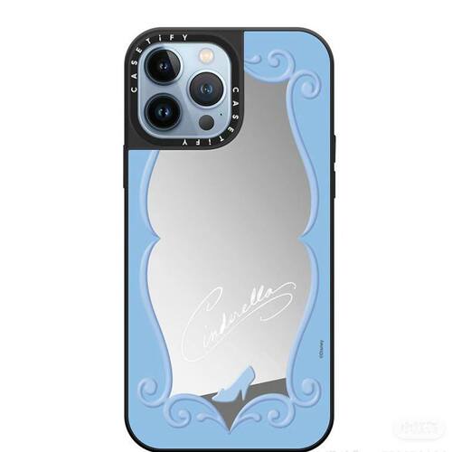 CASETi宋智雅同款镜子苹果15适用iPhone14ProMax网红13pro镜面壳12迪士尼公主11防摔保护14plus卡通联名xs/xr