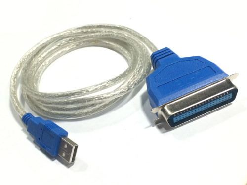 Z-TEK力特 USB1284老式打印机转换usb转并口打印机线 ZE388A直销