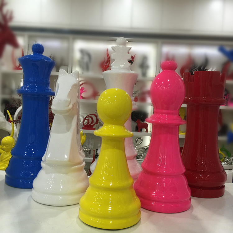 国际象棋装饰摆件酒吧展厅饰品