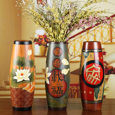 博古架摆件放酒柜的花瓶家居饰品中式创意客厅电视柜摆设结婚礼物