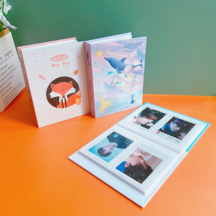拍立得3寸4寸插页相册清新影集火车电影票卡册明星小卡收纳相册本