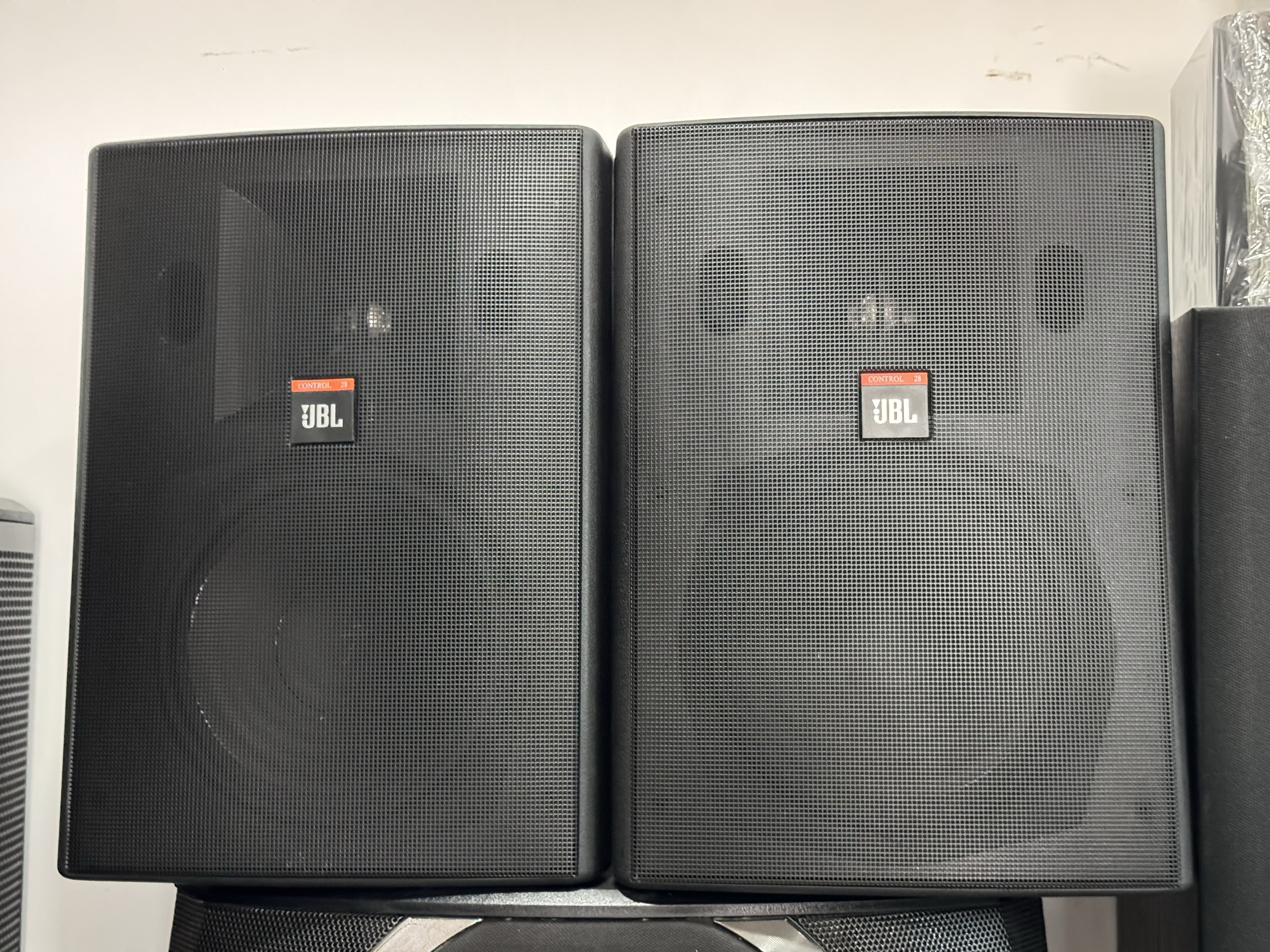 二手原装进口美国JBL Control 28 8寸专业音响会议家用环绕音箱