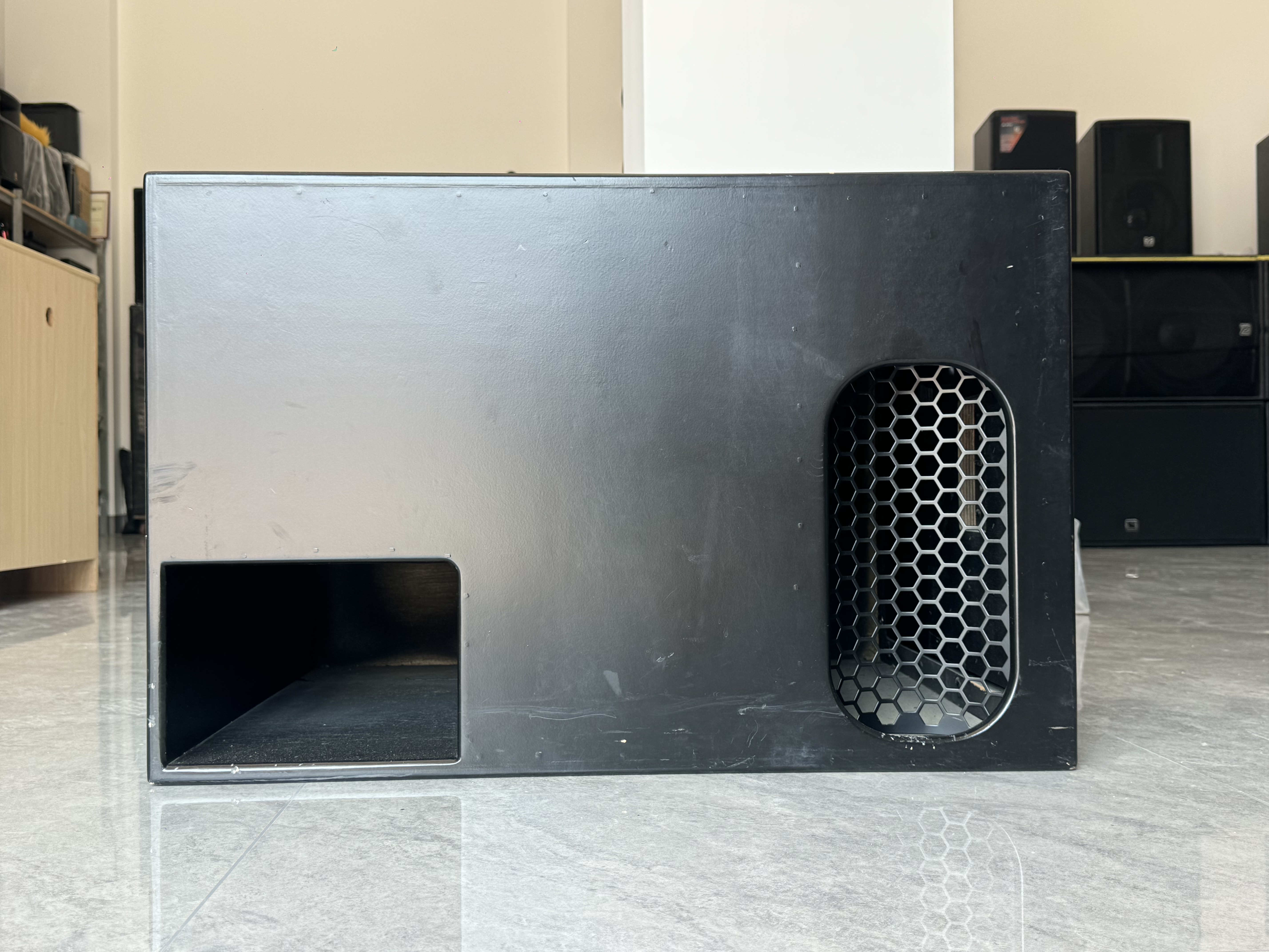 二手力素款PS-18专业ktv酒吧18寸低音炮 舞台超低音箱 8欧550W
