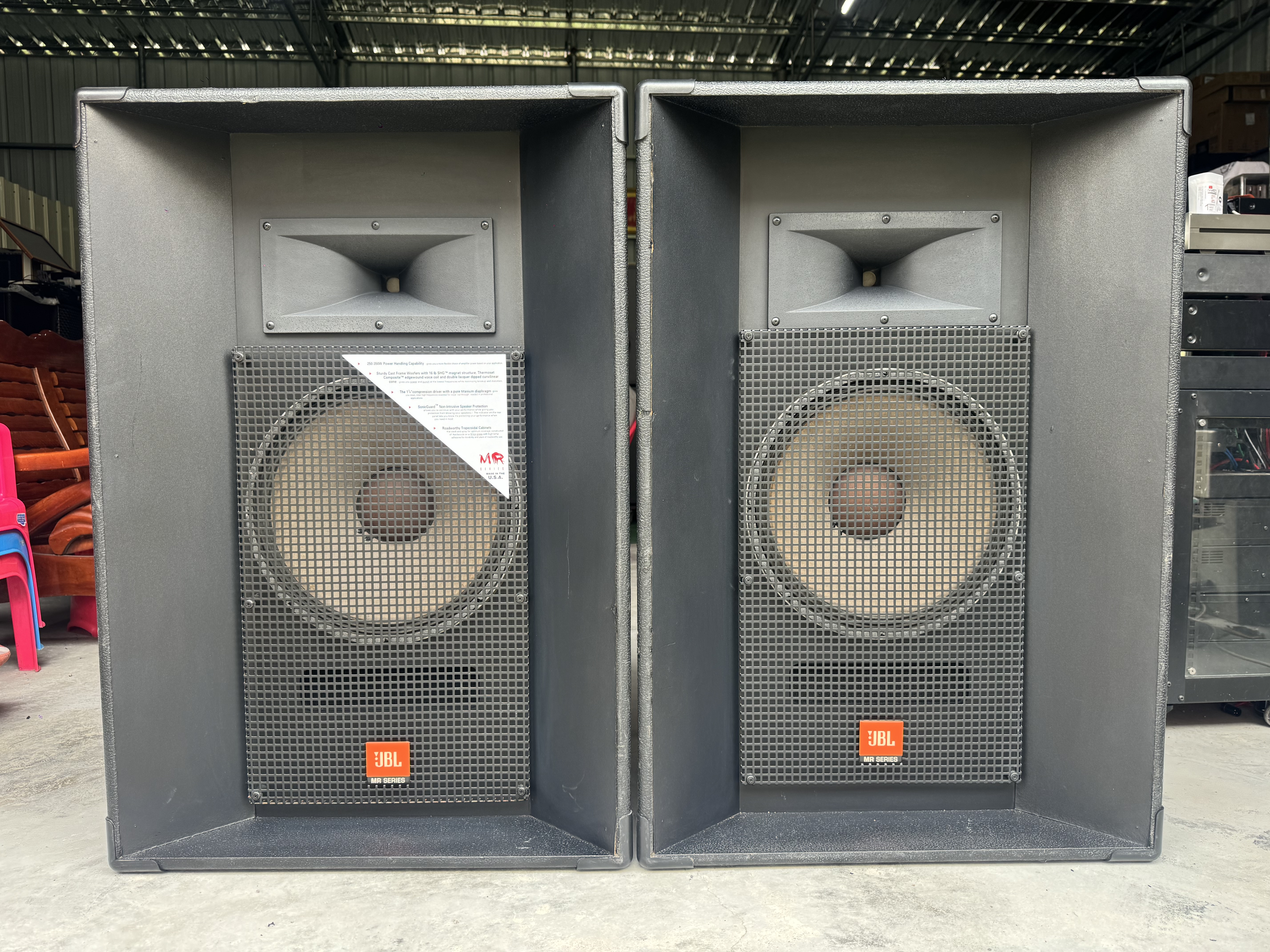 二手原装进口美国JBL MR926专业舞台15寸全频音箱