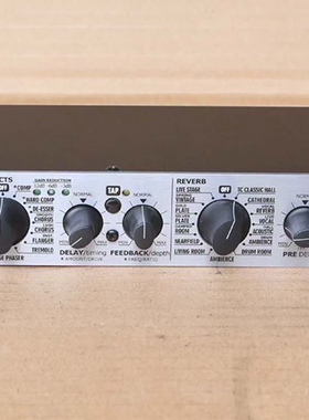 二手原装进口丹麦TC M350专业人声混响效果器 双引擎混响效果器