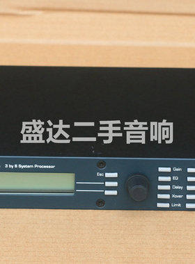二手原装进口美国ASHLY雅士尼3.6SP舞台酒吧线阵3进6出音频处理器