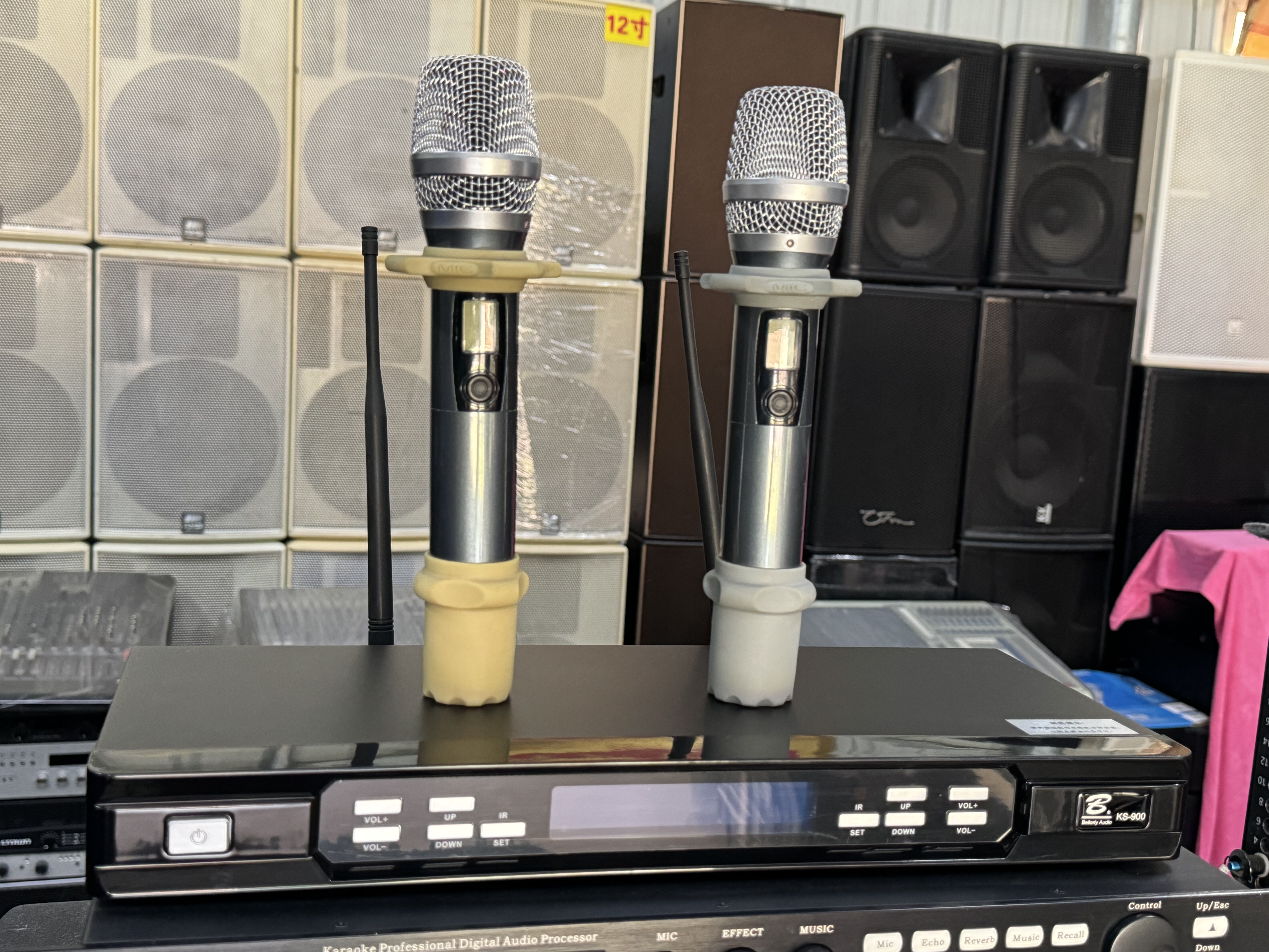 二手原装正品台湾Bellarly/贝拉利 ks-900专业ktv无线话筒麦克风