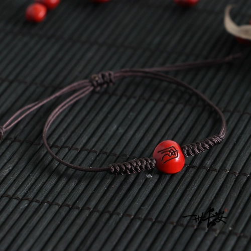 Аксуары из колье с морской фасолью с красной фасолью