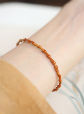 一世长安节节高升橄榄核手链