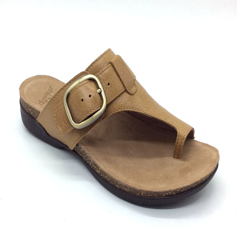 dansko棕色舒适平跟人字拖鞋 38码,女鞋,人字拖,淘宝优惠券,粉丝福利购,淘宝优惠卷