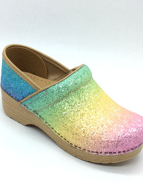 dansko黑色2.0时尚休闲护士鞋 38码