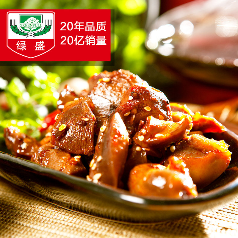 绿盛百卤坊原味香辣鸭肫68g买3送1鸭胗真空包装办公休闲零食特产