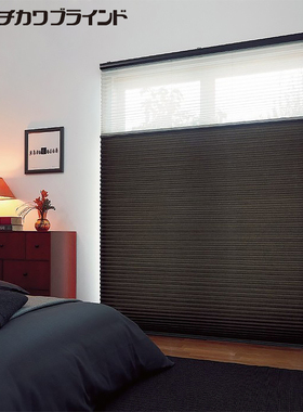 日本立川TACHIKAWA 百褶帘双层日夜帘百折帘日帘帘客厅卧室书房