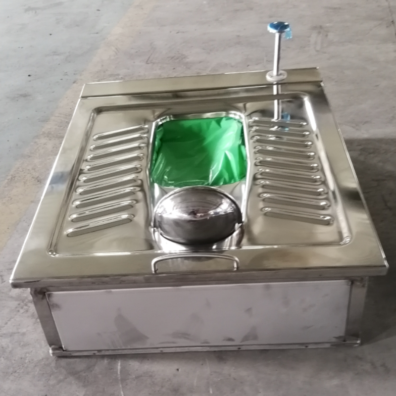 不锈钢打包集便器免水冲蹲便器移动厕所人防旱厕大便器防臭矿业