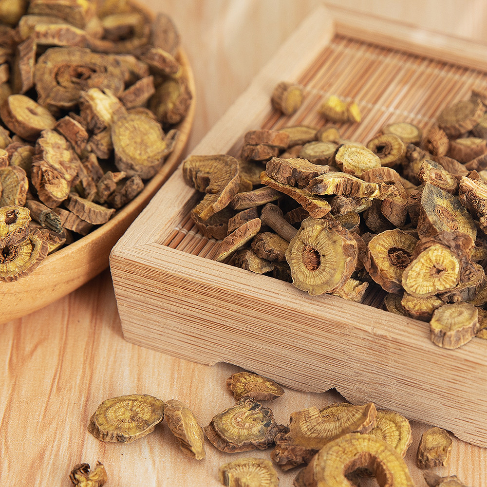 黄芩100克 非特级黄芩中药材正品 无硫泡水 黄芩茶非野生可磨粉