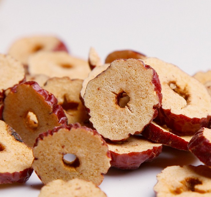 中药材 特级红枣圈 和田无核大枣片干吃煲汤泡茶金丝枣圈即食新货