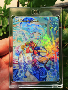 燎原卡牌早期原神浮雕彩闪卡 神里凌华神子申鹤雷电将军 卡牌闪卡