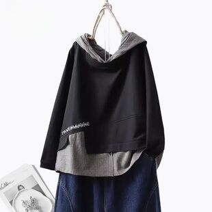 连帽卫衣女ins风韩版薄款2026春夏季新款时尚百搭休闲宽松上衣女