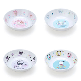 密胺仿瓷树脂日本Sanrio三丽鸥酷洛米玉桂狗帕恰狗Melody儿童圆碗