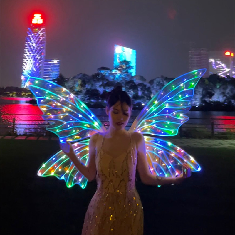 酒吧电动发光精灵千树蝴蝶翅膀