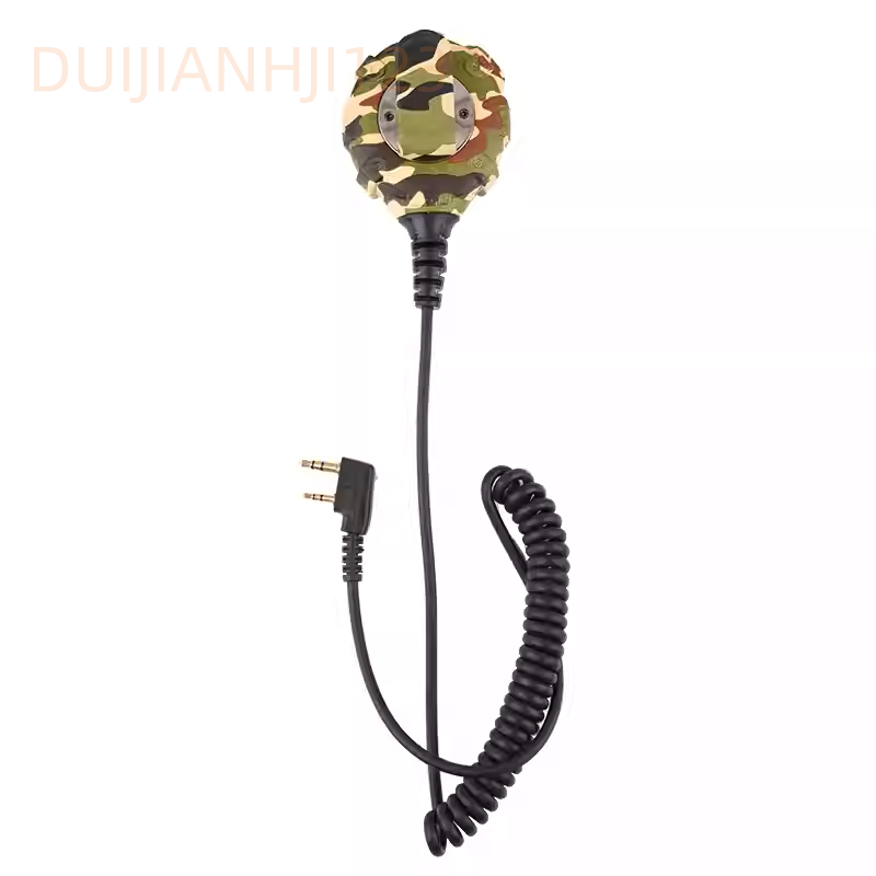 H3对讲机手咪话筒K/M头肩咪手台喊话手麦宝锋泉盛K5 K6 8600 8800