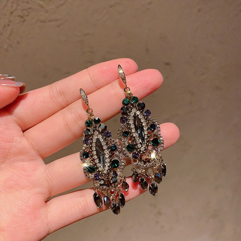 设计感高级耳钩款小众耳饰民族